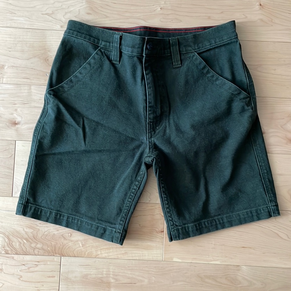 American Giant Roughneck Short - Mens, Size 30, Dark Green